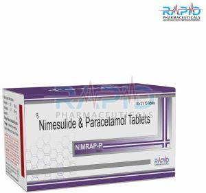 Nimrap P Nimesulide Paracetamol Tablet