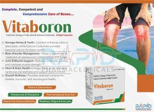 Vitaboron Calcitriol Omega-3 Fatty Acid Calcium Carbonate Capsule