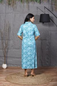Sea Bloom Shirt Dress