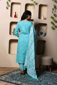 Aafreen Sky Suit Set