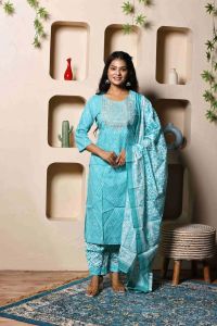 Aafreen Sky Suit Set