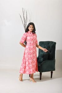 Gulrosa Bloom Midi Western Dress