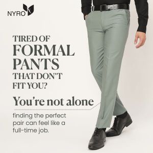 Mens Pleated Pants