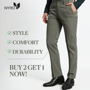 Mens Pleated Pants