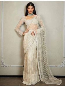 Ladies Net Designer Saree