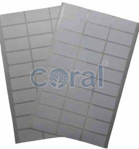 1.5x0.75 Inch Coral White Label Sticket Sheet