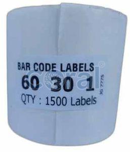 60x30mm Barcode Sticker Label Roll