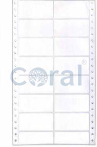 70x35mm Coral Dot Matrix Label Sheet