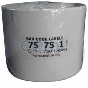 75x75mm Plain Barcode Label Roll
