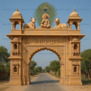 Designer Handmade Sandstone Gate