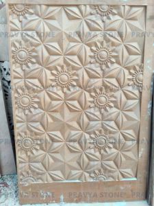 Flower Cutting Stone Wall Panels