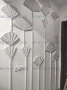 Leaf Sand Stone Wall Panels