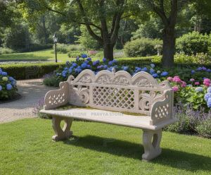 Sandstone Stone Carved Benches