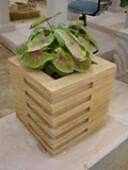 Square Modern Stone Flower Pots