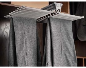 Pull Out Double Line Trouser Rack
