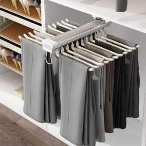 Pull Out Double Line Trouser Rack