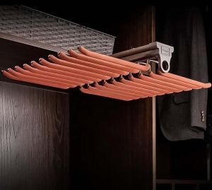 Pull Out Double Line Trouser Rack