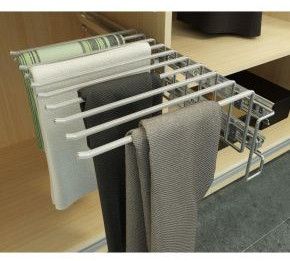 Pull Out Single Line Trouser Rack