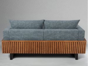 Walnut Slate Linear Sofa