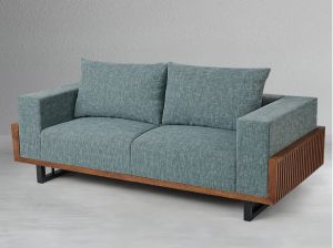 Walnut Slate Linear Sofa