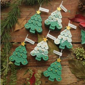 2D Christmas Tree Candle
