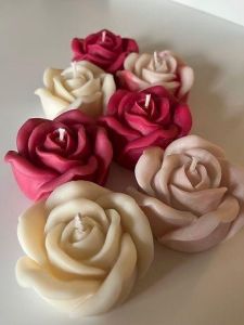 Rose Flower Candle