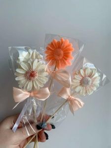 Soy Wax Daisy Flower Candle