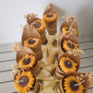 Sunflower Bouquet Candle