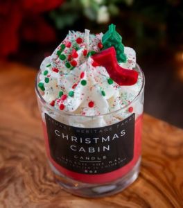 Whipped Topping Cream Jar Candle