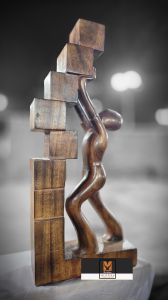 Willpower Wooden Statue for Home Decor