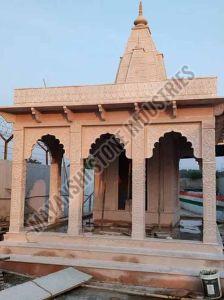 Pink Sandstone Royal Indian Mandir