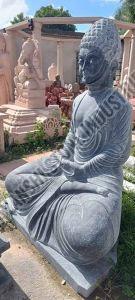 Black Stone Buddha Statue