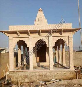 Pink Sandstone Royal Indian Mandir
