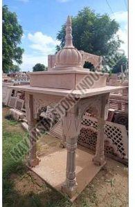 Pink Sandstone Majestic Temple Mandir