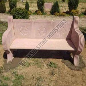 Granite Stone Garden Bench