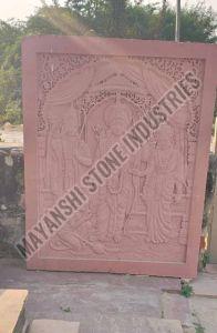 Sandstone Decorative Carved Wall Panel