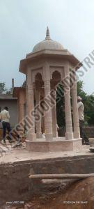 Hand Carved Sandstone Royal Gazebo