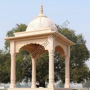 Traditional Indian Sandstone Courtyard Gazebo