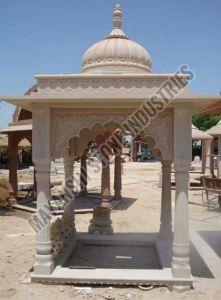 Hand Carved Sandstone Royal Gazebo