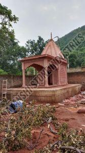 Red Sandstone Traditional Indian Temple