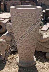 Sandstone Garden Flower Pot