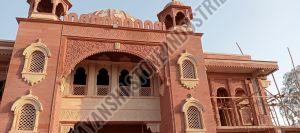 Red Sandstone Royal Architectural Temple