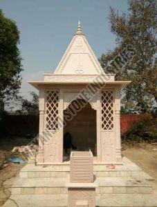 Pink Sandstone Classical Sculpture Temple