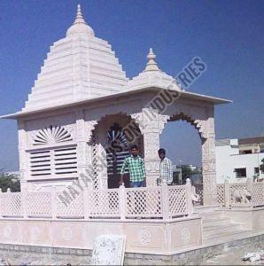 Pink Sandstone Traditional Mandir
