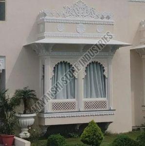 Red Sandstone Window Jali