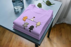 Women Casual Wear Printed Cotton T Shirt