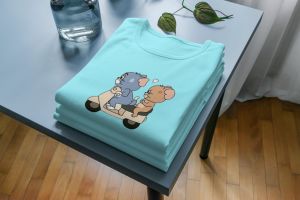 Women Crew Neck Printed Cotton T Shirt