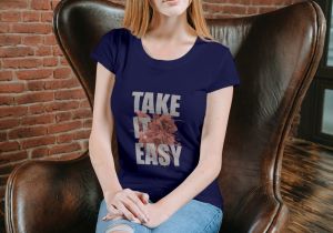 Women Daily Wear Printed Cotton T Shirt