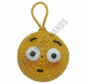 Handmade Emoji Crochet Pouch
