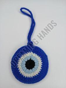 Handmade Evil Eyes Crochet Pouch
